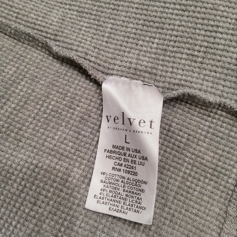 VELVET by Graham & Spenser Open Front Hooded Longline Cardigan Size L - Picture 8 of 11